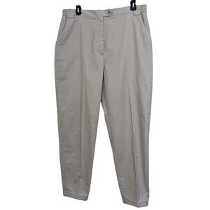 Tilley Endurables Pants Womens Size 20 Beige Safari Khakis High Rise Pockets